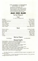 Mad Dog Blues - cast